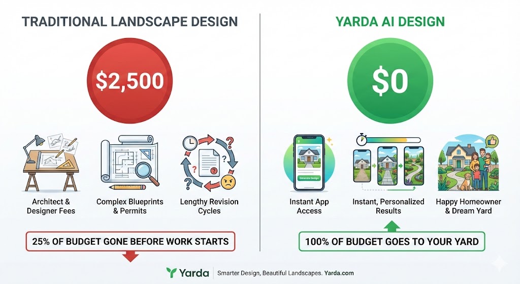 Traditional landscape design cost breakdown